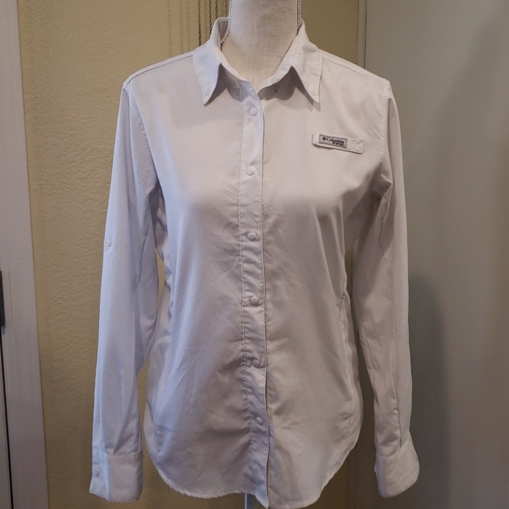 Columbia  snap front sport shirt Sz S